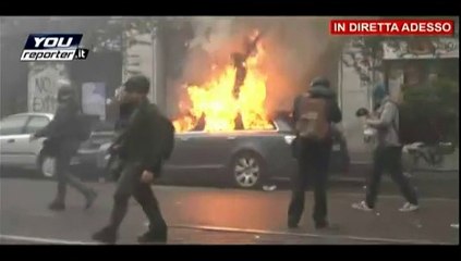 Violents incidents à Milan entre policiers et manifestants anti-Expo universelle