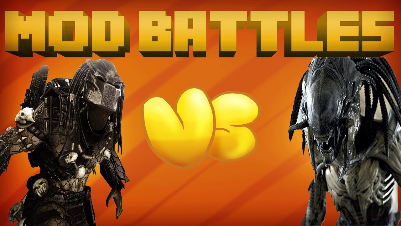 ALIEN MOD vs PREDATOR MOD - Mod vs Mod - MINECRAFT MOD BATTLES (Ep. 6)