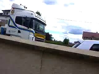 Un rame de tramway, avenue de la Déportation