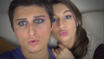 GIRLFRIEND DOES MY MAKEUP!!
