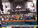 Registra marcha por 1 de mayo en Ecuador diversidad social