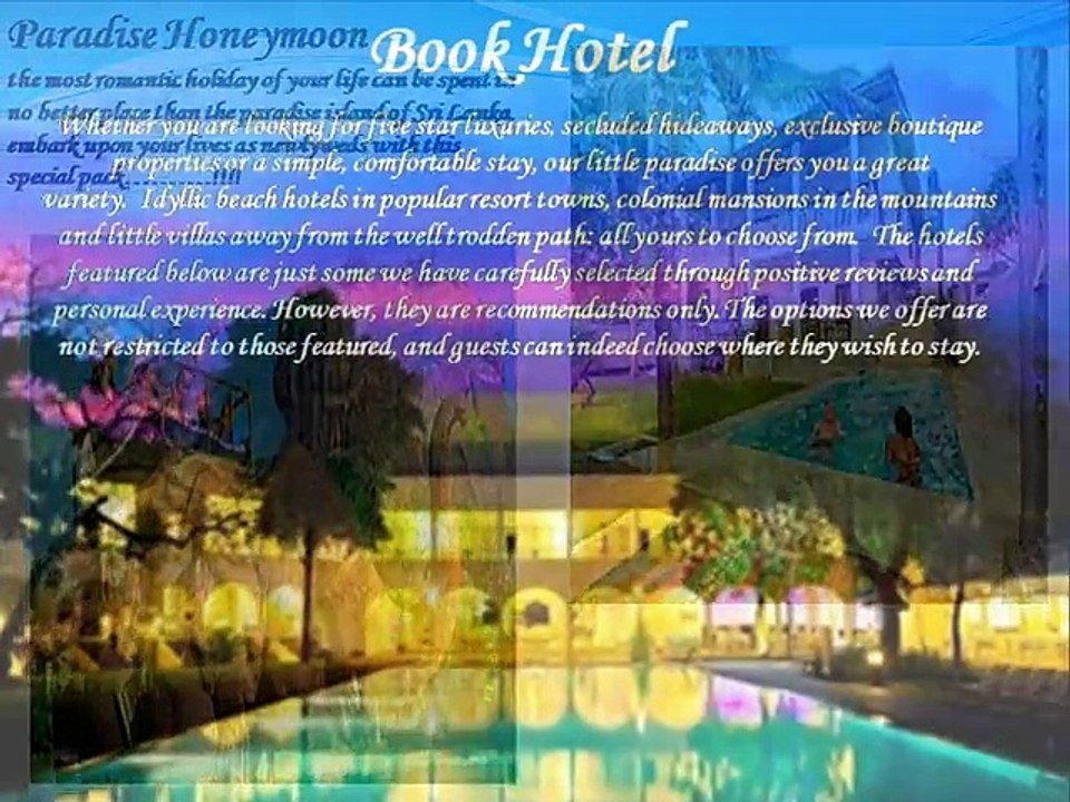 Luxury Holidays Sri Lanka