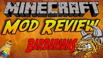 Minecraft Mod Review - Barbarian Mod - 1.5.2 Mod