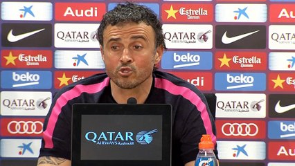 Luis Enrique: "Está en juego el título de Liga"