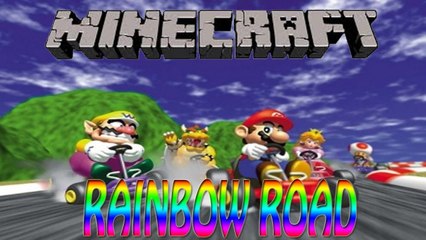 MInecraft Mario Cart - Rainbow Road w/Palmerater