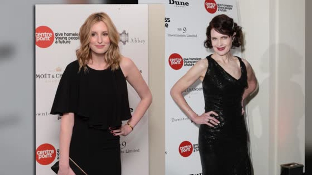 Die Downton Abbey Besetzung feiert im Savoy Hotel