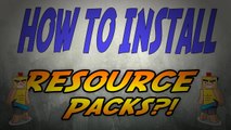 How to Install Resource Packs [Texture Packs] Minecraft 1.7.9 (Mac) (PC)