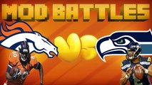Denver Broncos vs Seattle Seahawk - Mod Battles - SUPERBALL CHAMPIONSHIP GAME (Minecraft)