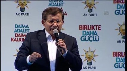 Davutoğlu: "Hep Beraber Gelin. Hepinize Dersi Veririz"