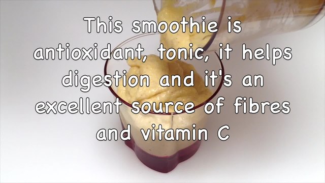 How to make a mango, lemon and chia seeds smoothie