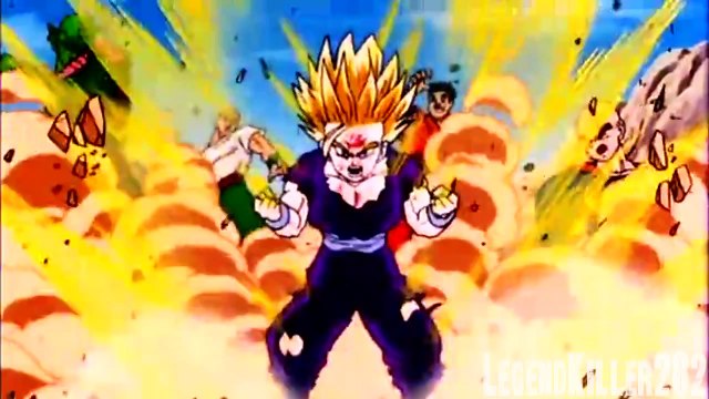 DBZ Uncut: Gohan Goes SSJ2 Against Super Pefect Cell【720p HD】