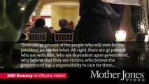 Mitt Romney on Obama Voters