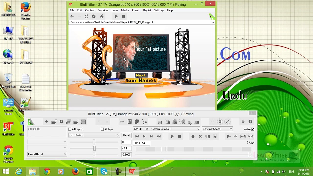 Complete BulfTitler Video Course in Urdu Part-06