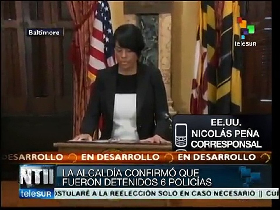 Policías responsables de la muerte de #FreddieGray son detenidos