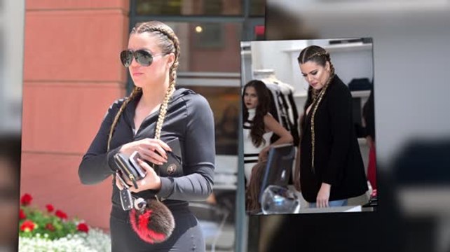 Khloe Kardashian Displays Strange 'Bull Whip' Braids