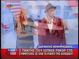 Sarantis Kremizakis met Xristina Lampiri interview on Star Channel