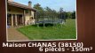 A vendre - Maison/villa - CHANAS (38150) - 6 pièces - 150m²