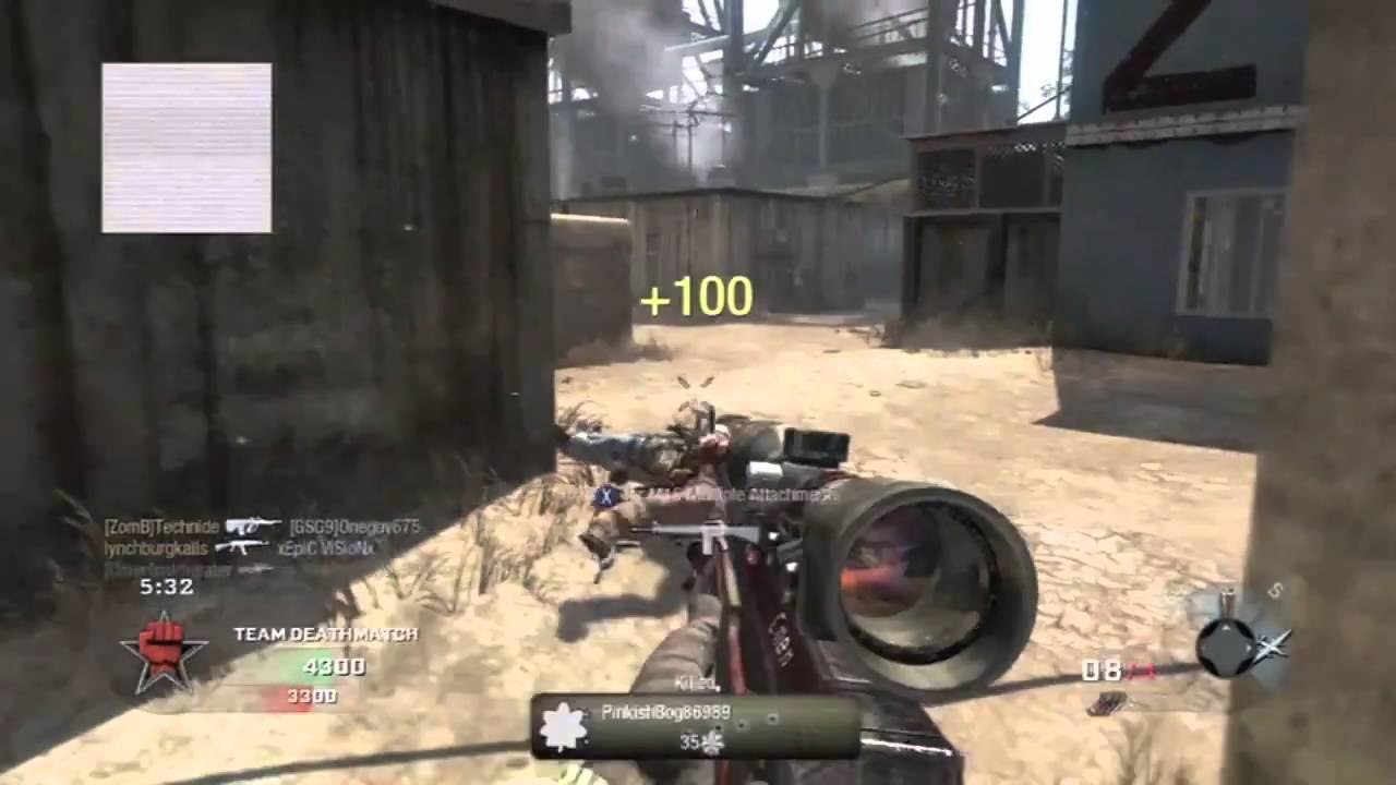 Black Ops: Quickscoping Gameplay: New Sniper Patch (sniping is back!)