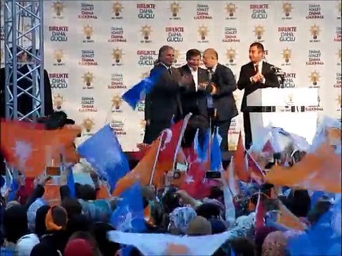 AKPARTİ BAŞBAKAN DAVUTOĞLU BARTIN MİTİNG