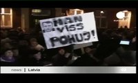 Euronews about Riga riots