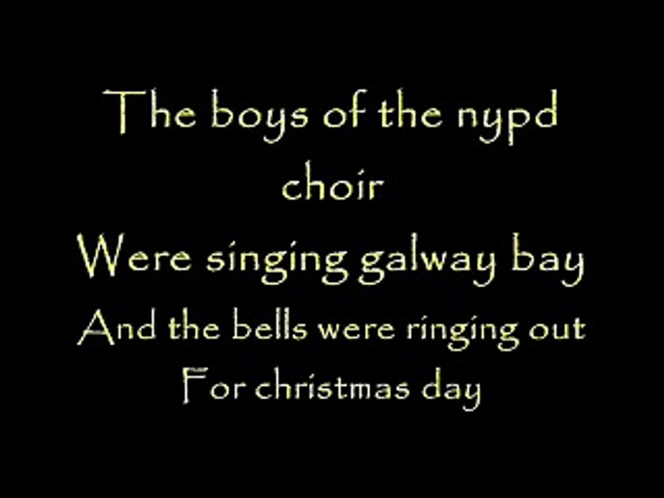 Fairytale of New York by the pogues lyrics