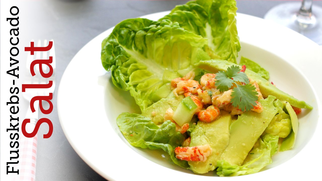 Rezept - Flusskrebs-Avocado-Salat (Red Kitchen - Folge 325)