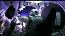 Felix Jumps At 128k feet! Red Bull Stratos - freefall from the edge of space
