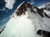 first time North Pole chute 1 with GoPro at Arapahoe Basin