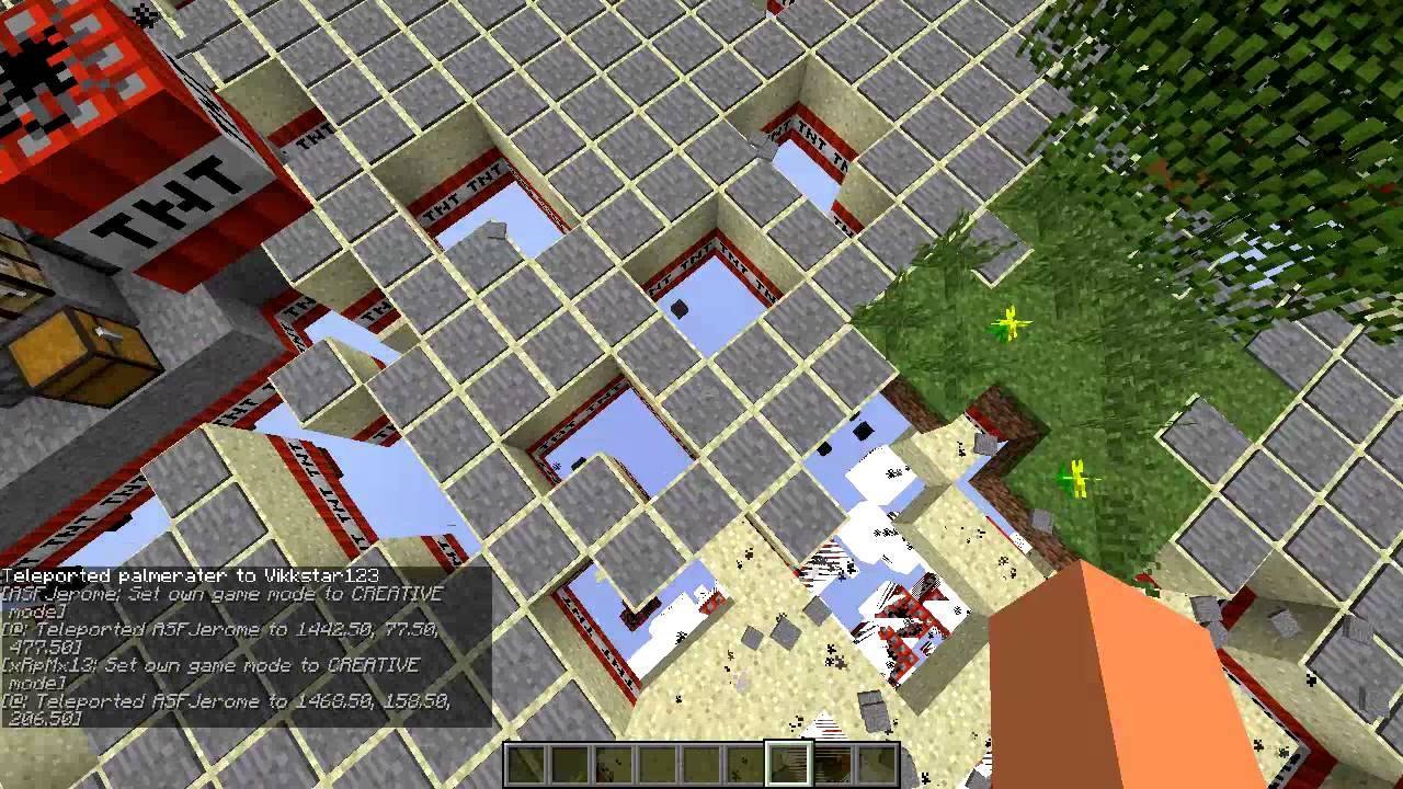 Minecraft BRAND NEW Minigame QuickSand Warriors w/ Jerome, Ryan, and Vikk