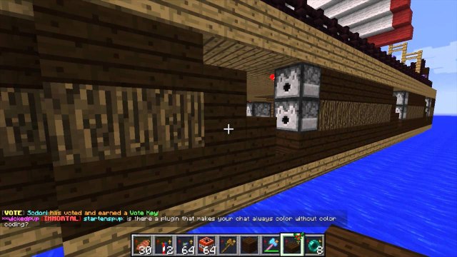 MineJam Factions 1.8 - WELCOME BIG BERTHA (Our Raid Ship) - Ep. 16