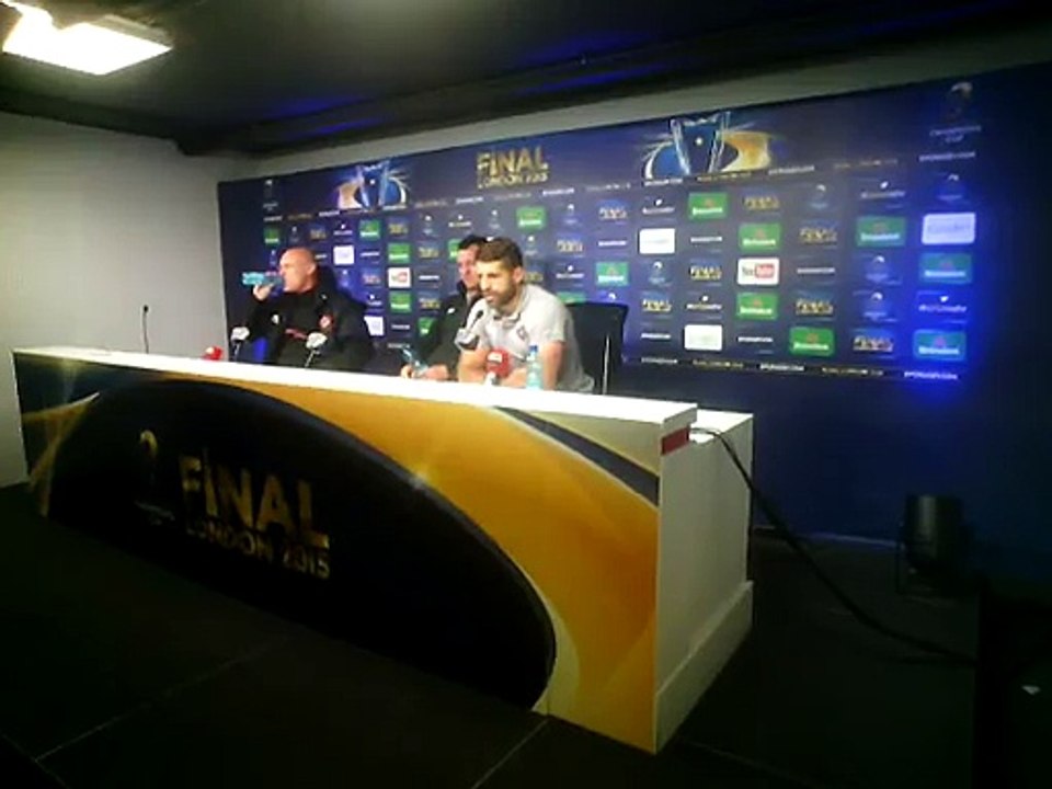 Sébastien Tillous-Borde en conférence de presse à Twickenham