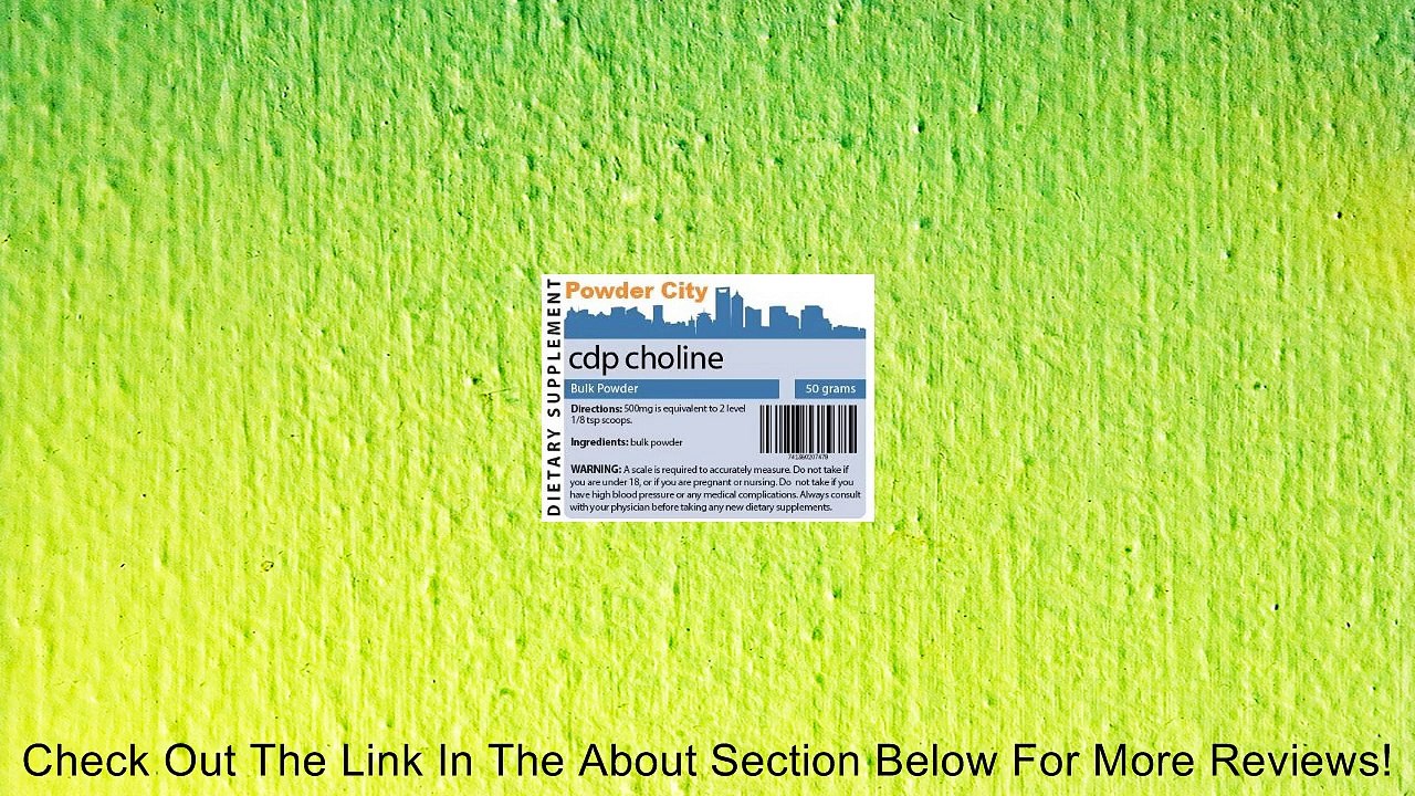 CDP Choline Review