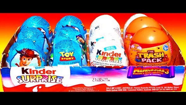 McDonalds Kinder Surprise Eggs Happy Meal Toys Play Doh Spongebob Shopkins MLP Frenzies