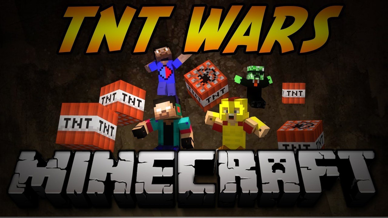 Minecraft BRAND NEW MINIGAME - TNT Wars - "CHAOS CANNON" w/ Palmerater and Friends