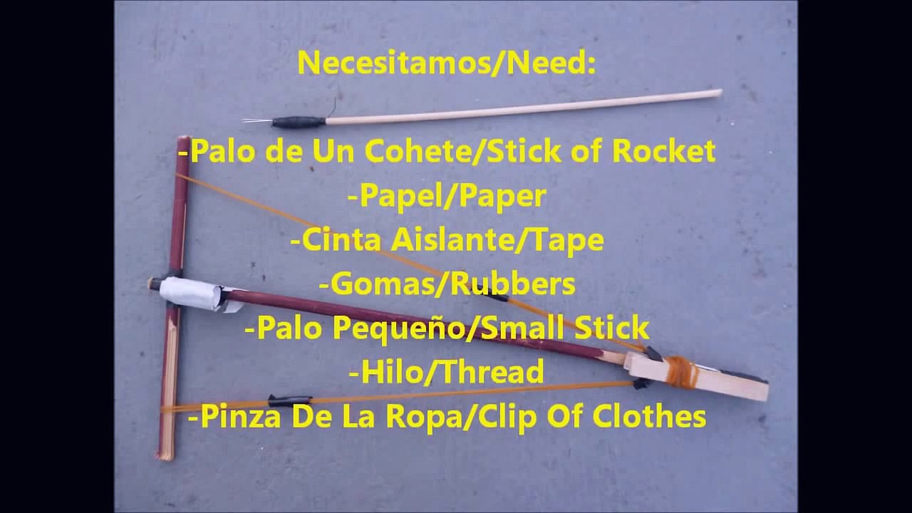 Armas Caseras | Como Hacer una Ballesta Casera