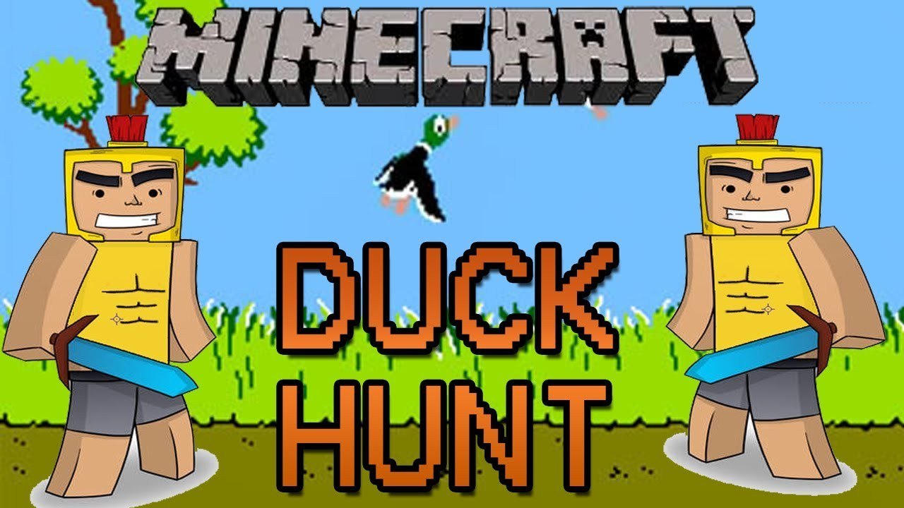Minecraft - Duck Hunt- IM DUH BEST - (Halo 3 MiniGame Map Remake)