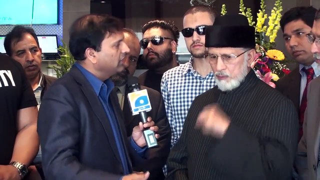 Pakistan Awaami Tehreek ke sarbarah Dr Tahir Ul-Qadri ki Media se mulki hlat par Quftagu 01-05-2015