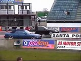 Twin Turbo Supra v Nitrous'd E36 M3 Drag Racing at Santa Pod