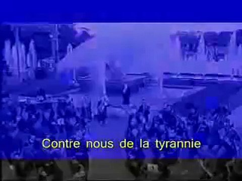 Mireille Mathieu singing La Marseillaise (with lyrics)