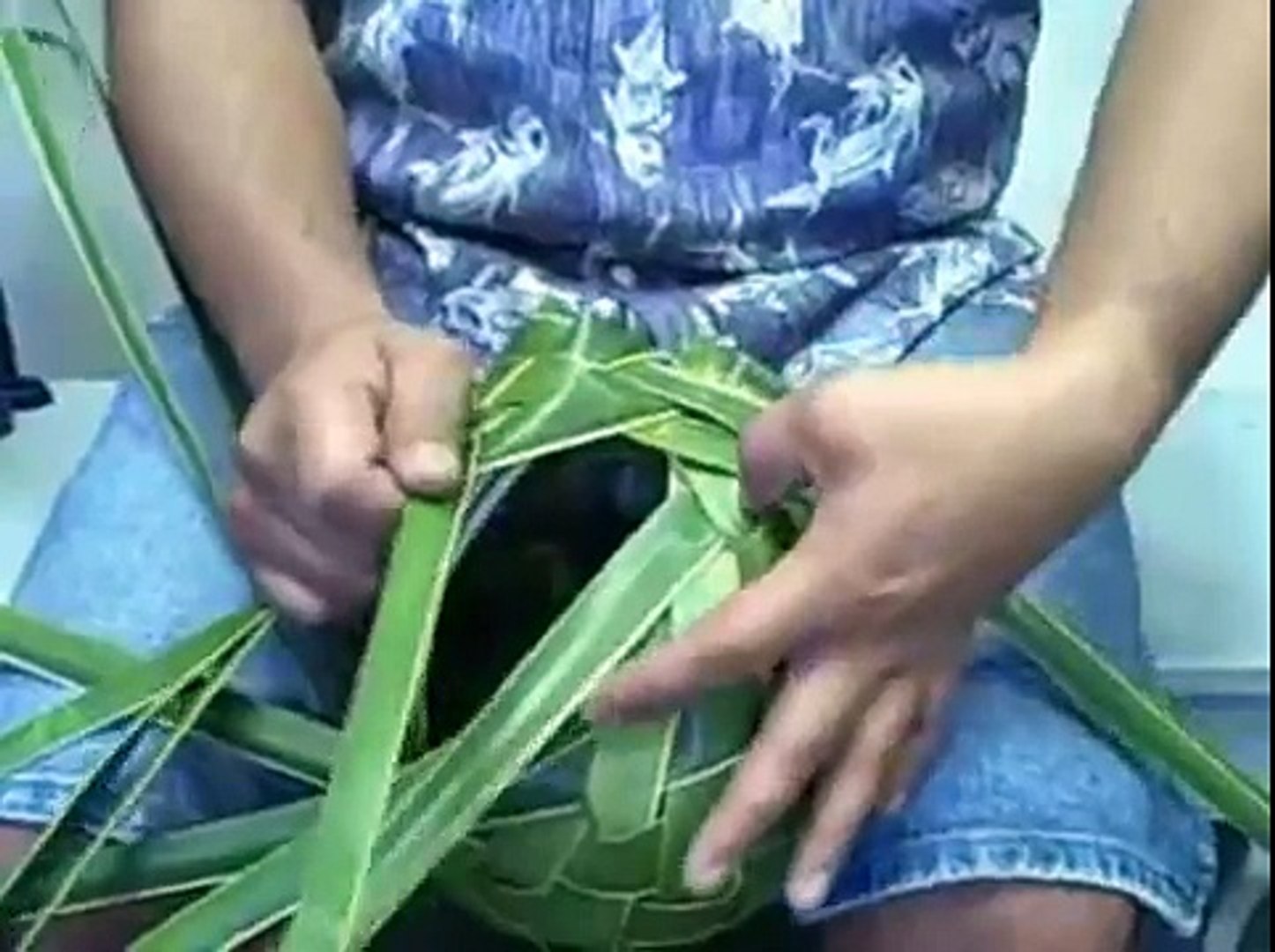 (3of3) The Kama Family Weaving Method with Sam Kama, Jr.  Hilo Hawaii