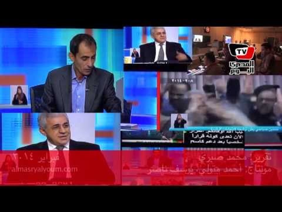 كواليس حلقة حمدين صباحي مع يسري فودة