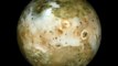 Rotation 3D de Io, satellite de la planète Jupiter