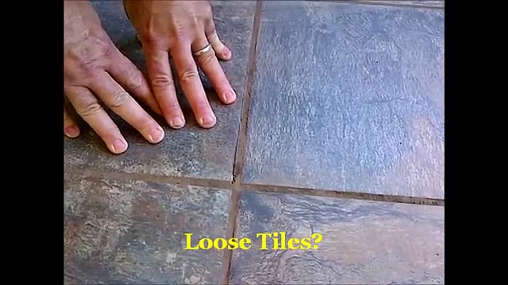 How To Fix Loose Hollow Tile Floors Don T Remove Or Replace