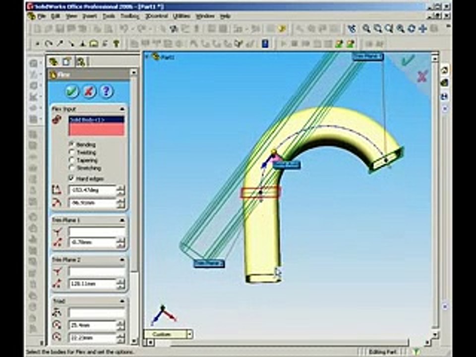 Flex Command in SolidWorks