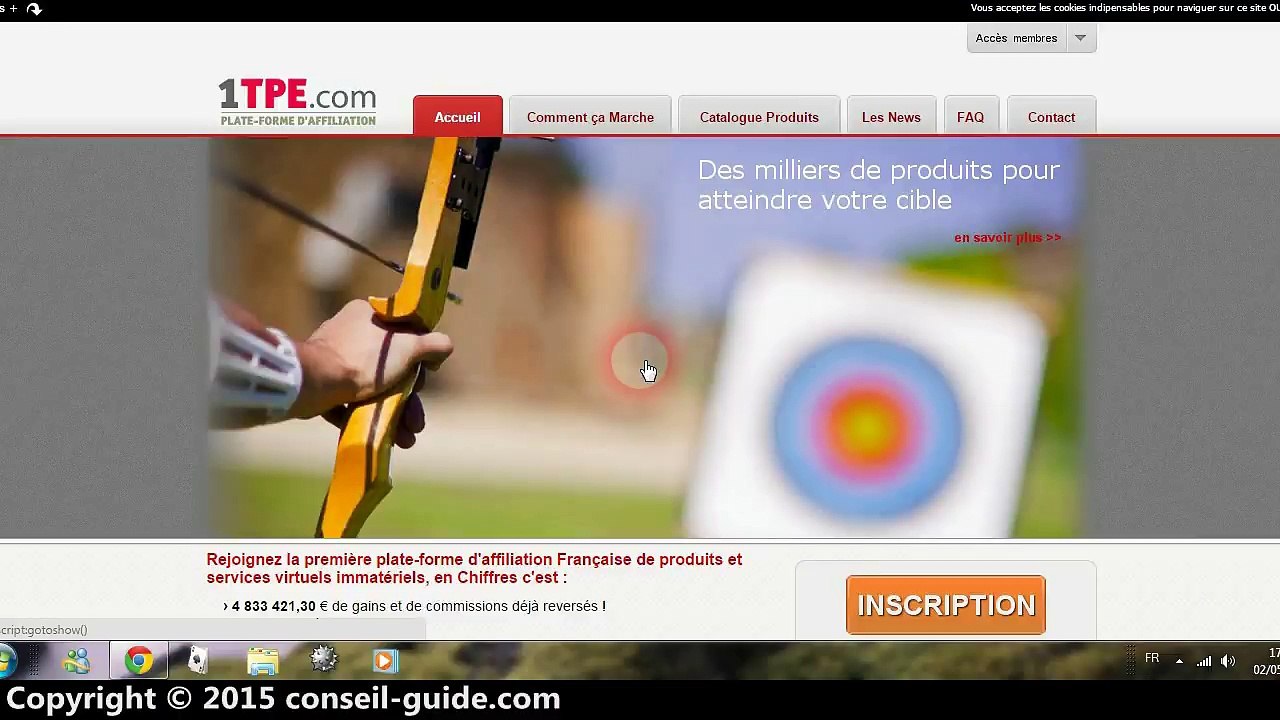 la plateforme 1tpe