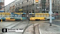 Tramwajem po Wrocławiu HD - Linia 8 cz.II (TARNOGAJ - ZAWALNA)