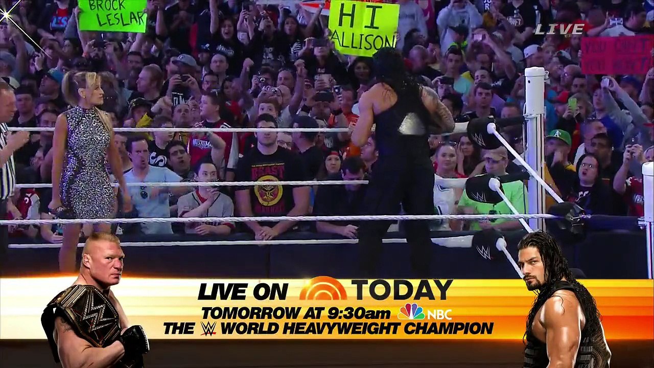 Roman Reigns vs Brock Lesnar - WWE World Heavyw...