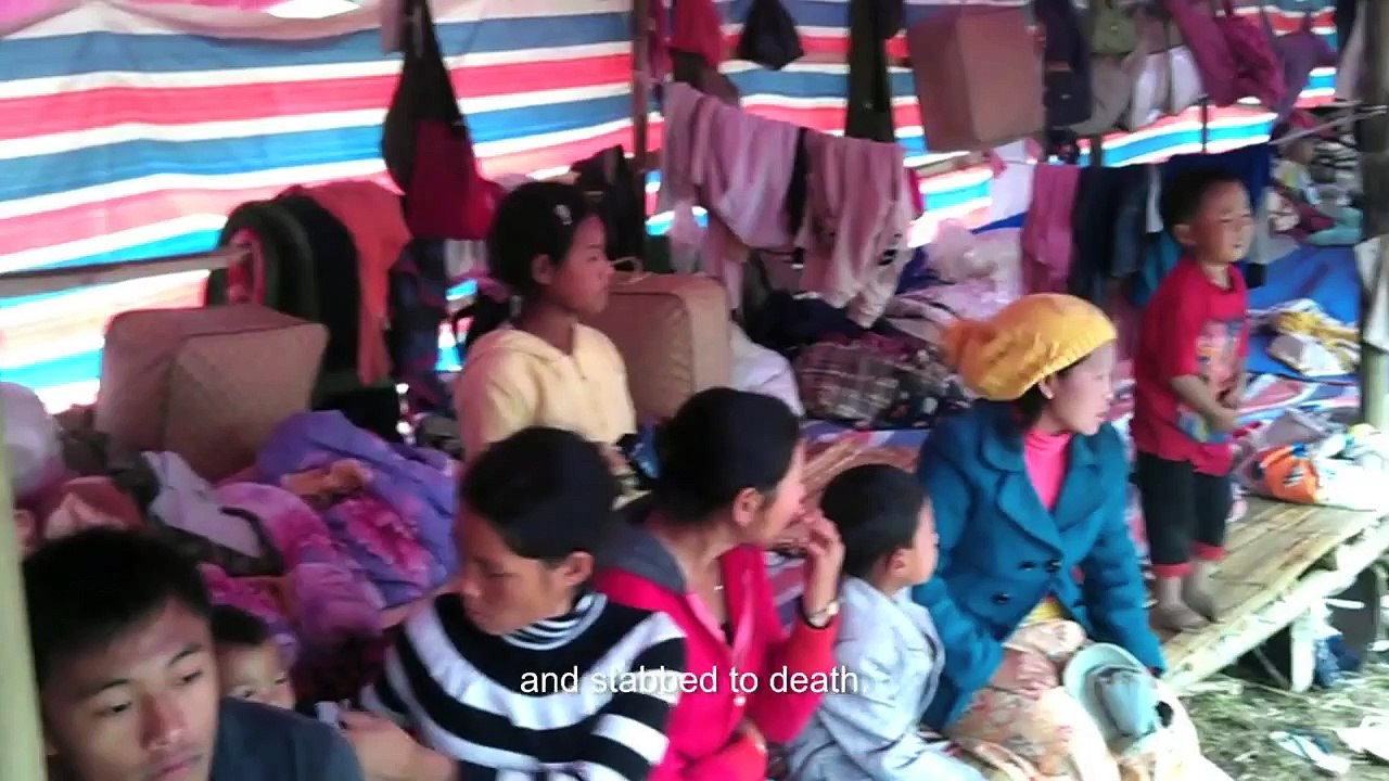 Displaced Kachins in northern Myanmar