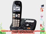 PANASONIC KX-TG6591T DECT 6.0 Plus Cordless Amplified Phone Systems (Single-handset system)