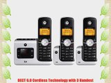 Motorola L403 DECT 6.0 Cordless Phone with Answering System and 3 Handsets